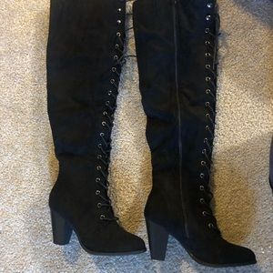 Webber thigh high heels